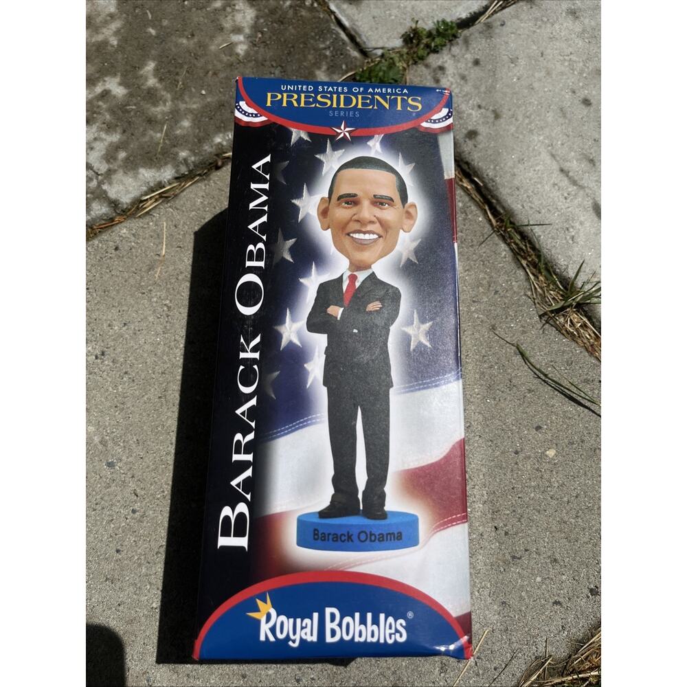 Royal Bobbles Presidents Barack Obama Bobblehead New in box Never Been Displayed